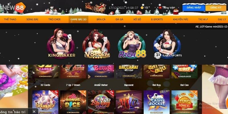 Những thể loại game bài hay tại nhà cái New88 6 Game bài trực tuyến hấp dẫn nhất