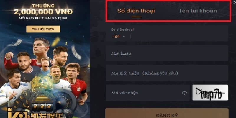 Trải Nghiệm Game Bài K8bet Đổi Thưởng Hấp Dẫn Nhất 2022 8 Hướng dẫn cách đăng ký/ đăng nhập chơi game bài K8bet đổi thưởng