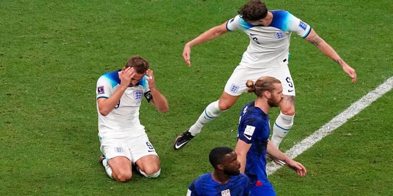 Tuyển Anh gây thất vọng sau trận đấu gặp Mỹ tại WC 2022 6 Đội tuyển Anh có trận hòa gây thất vọng ngày 25/11
