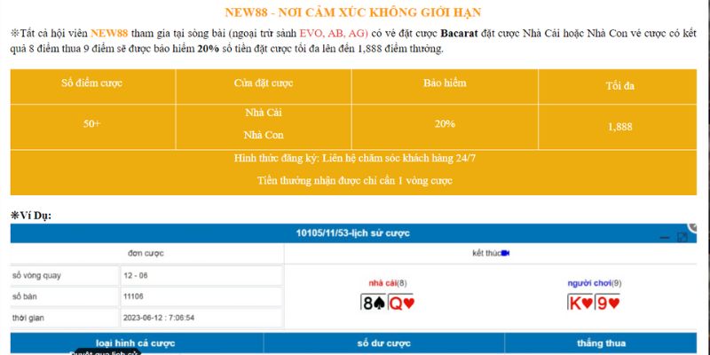 Bảo Hiểm Baccarat - Nhận Phần Thưởng Siêu Cuốn Mỗi Ngày 8 Bảo hiểm Baccarat có điều kiện nhận không khó